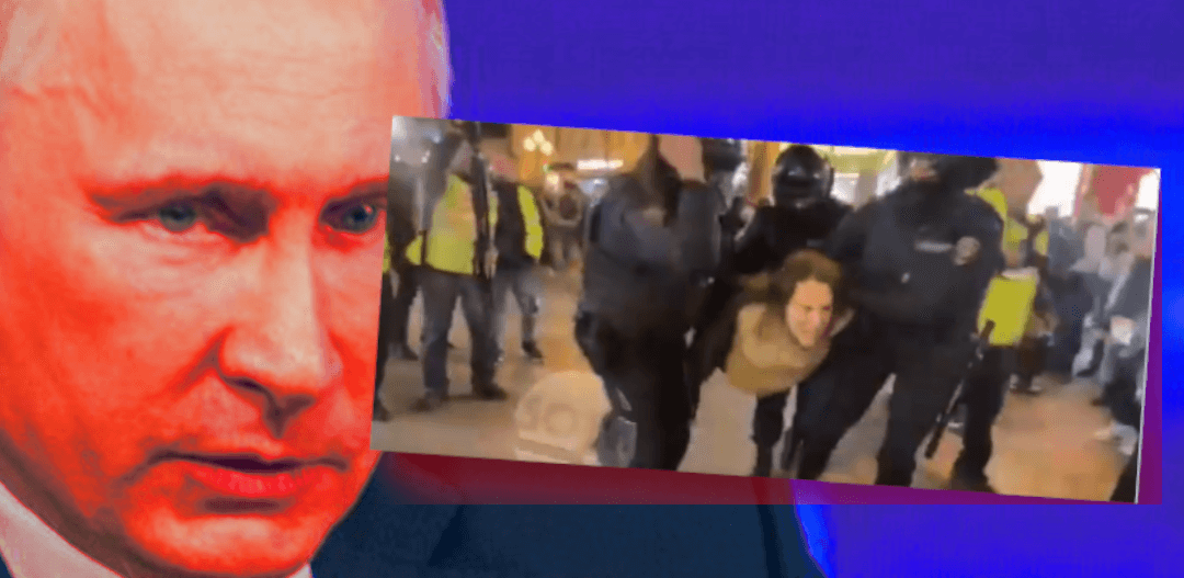 Protesty w Rosji. Zatrzymania, pobicia i koniec Putina? [WIDEO]