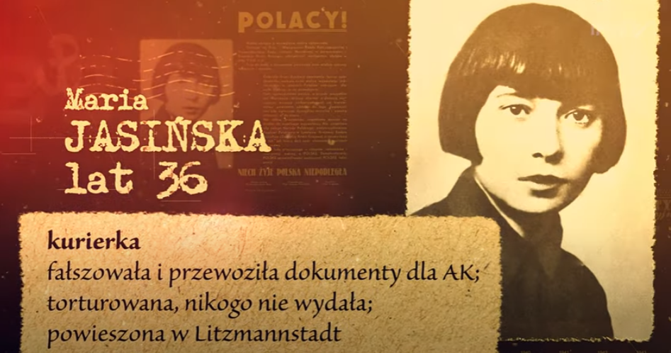 Wojenne Dziewczyny z Armii Krajowej.Maria Jasińska poświęciła życie walcząc z Niemcami i działając w polskim państwie podziemnym
